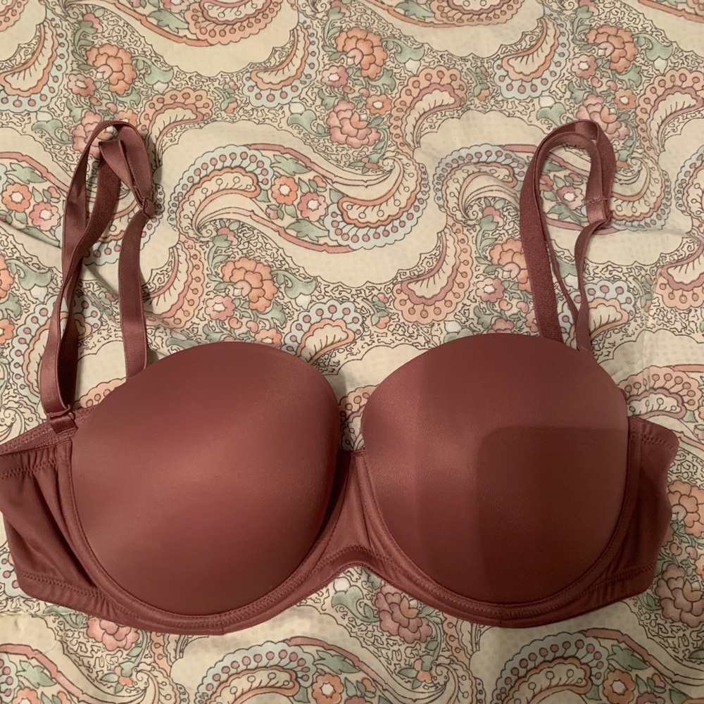 VICTORIA'S SECRET PINK MAUVE PUSH-UP BRA